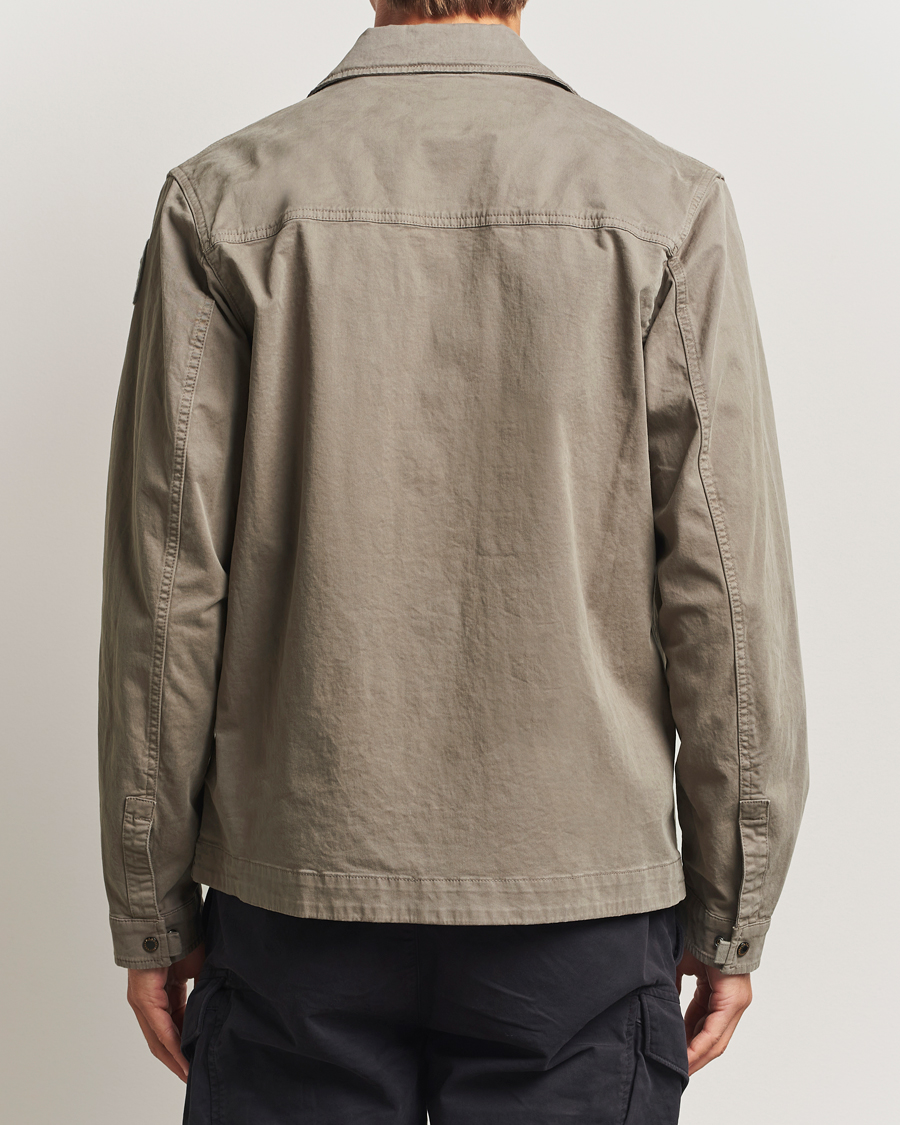 Uomini | Giacche | Parajumpers | Tel Garment Dyed Claimer Shirt Jacket Olive Grey