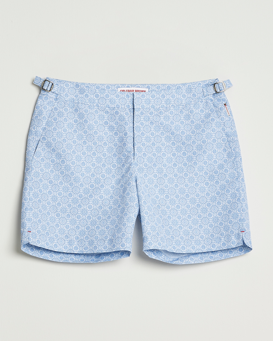 Uomini | Costumi da bagno | Orlebar Brown | Bulldog Alchemy Swimshorts Wave Blue