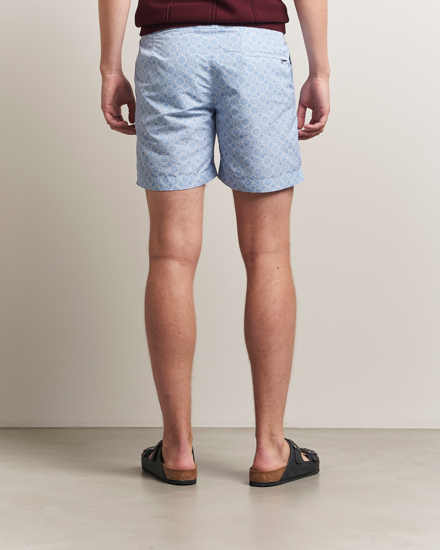 Uomini | Costumi da bagno | Orlebar Brown | Bulldog Alchemy Swimshorts Wave Blue