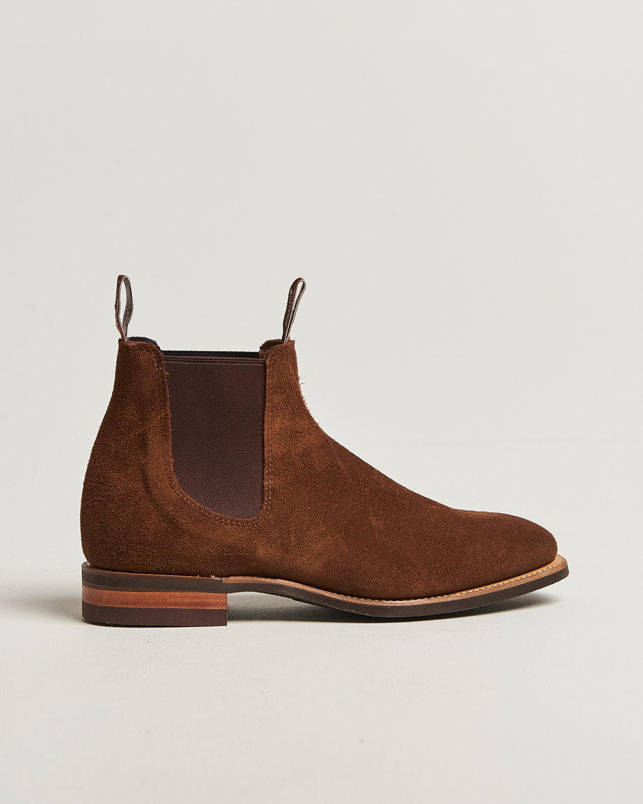Uomini | Stivali | R.M.Williams | Comfort Craftsman G Boot Dark Cedar Suede