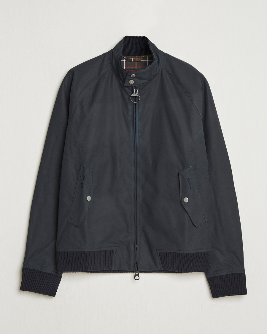 Uomini | Giacche | Baracuta | Barbour x Porton Waxed Jacket Navy