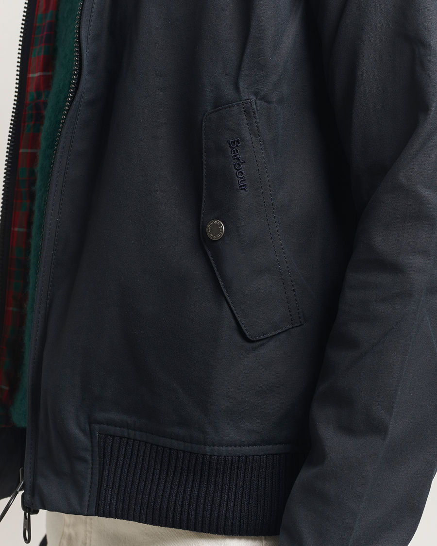 Uomini | Giacche | Baracuta | Barbour x Porton Waxed Jacket Navy