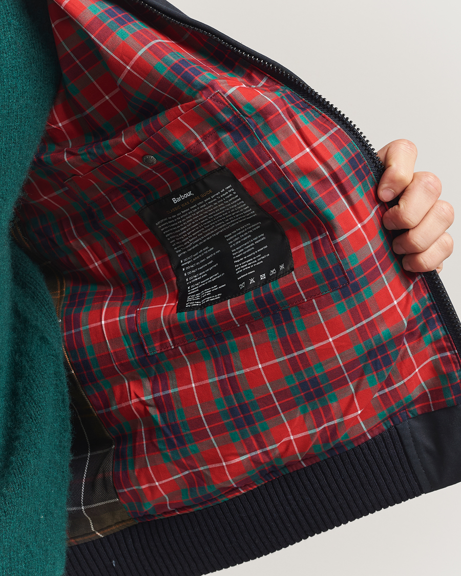 Uomini | Giacche | Baracuta | Barbour x Porton Waxed Jacket Navy