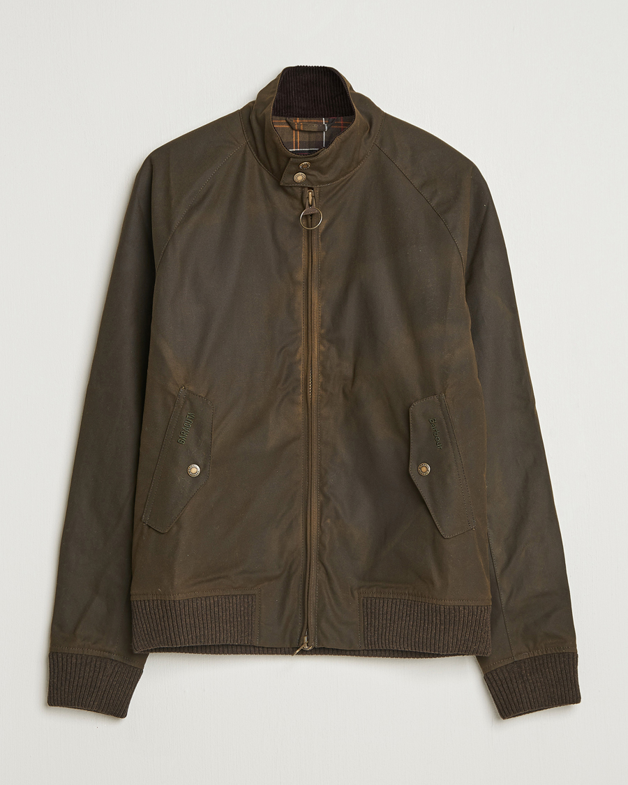 Uomini | Giacche | Baracuta | Barbour x Porton Waxed Jacket Olive
