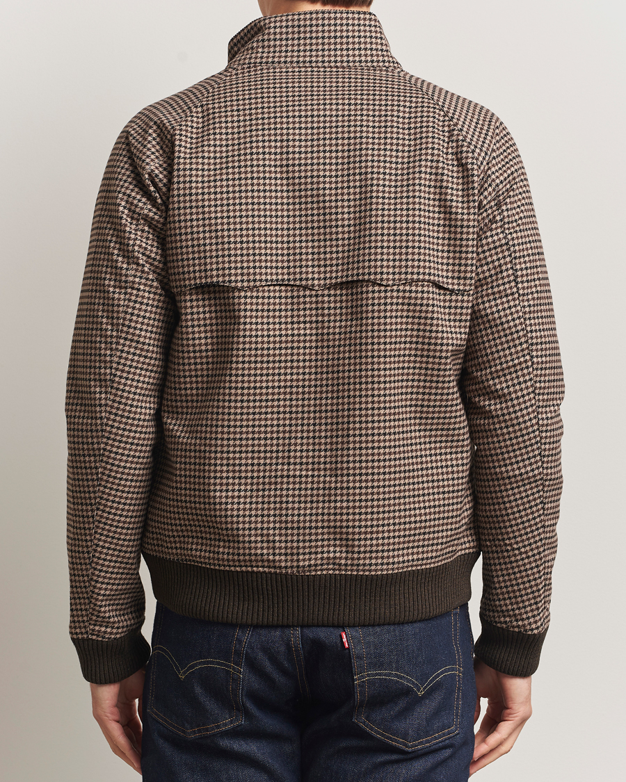 Uomini | Giacche | Baracuta | Barbour x Porton Houndstooth Jacket Brown