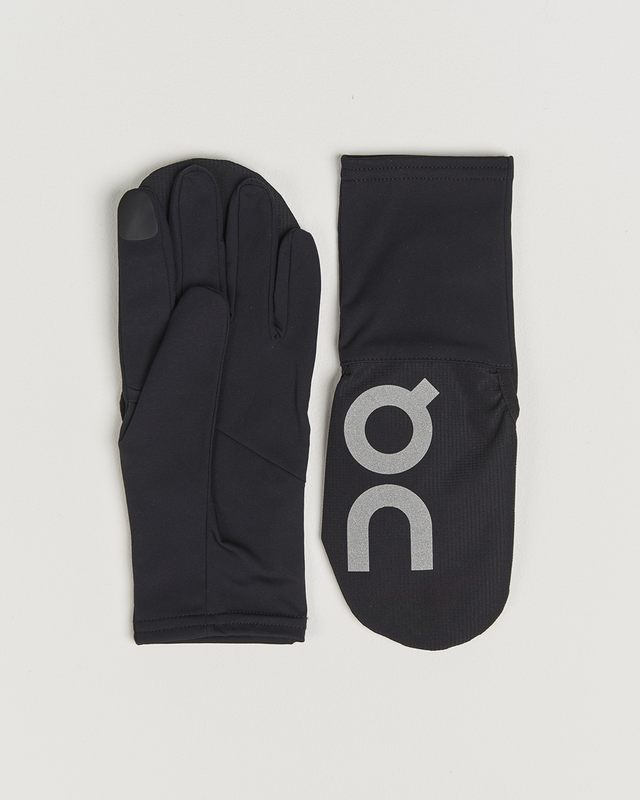 Uomini | ON Running Gloves Black | On | Running Gloves Black