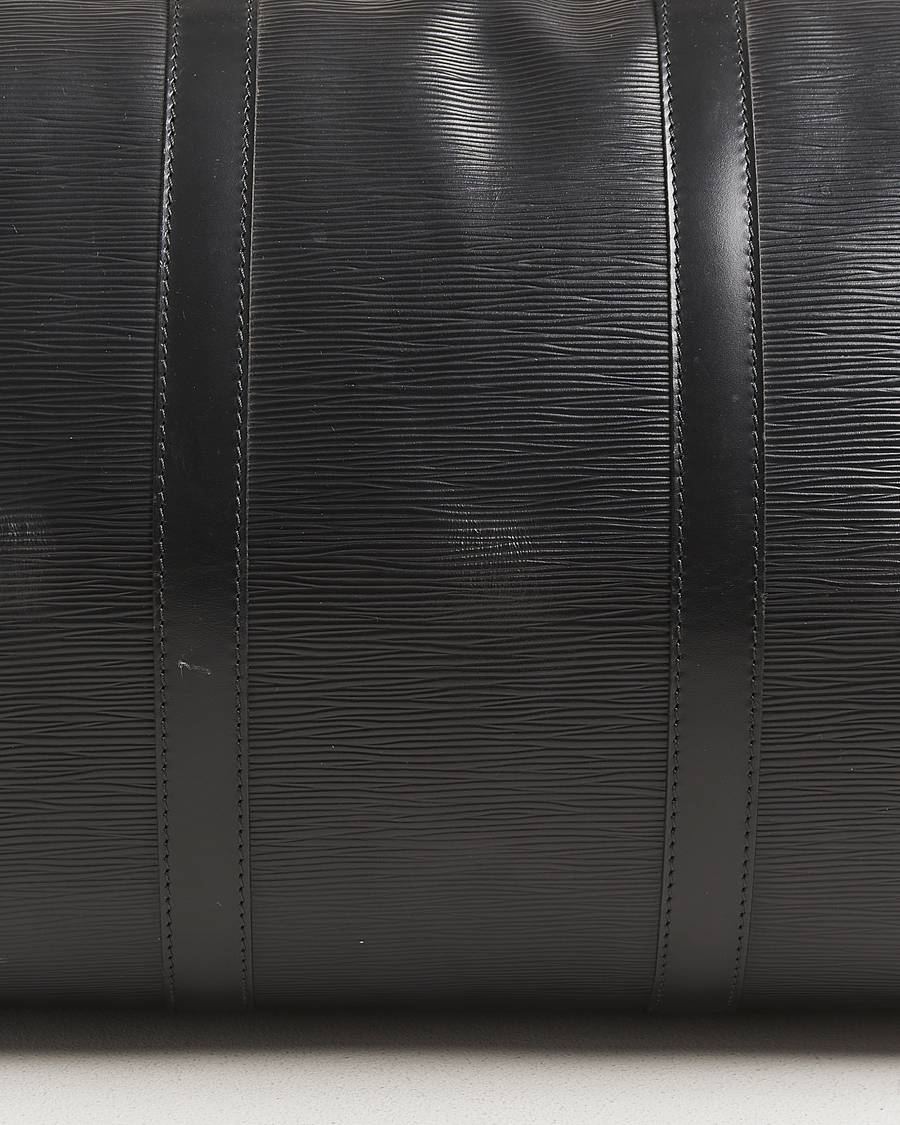 Uomini | Louis Vuitton Pre-Owned Keepall 50 Epi Leather Black | Louis Vuitton Pre-Owned | Keepall 50 Epi Leather Black