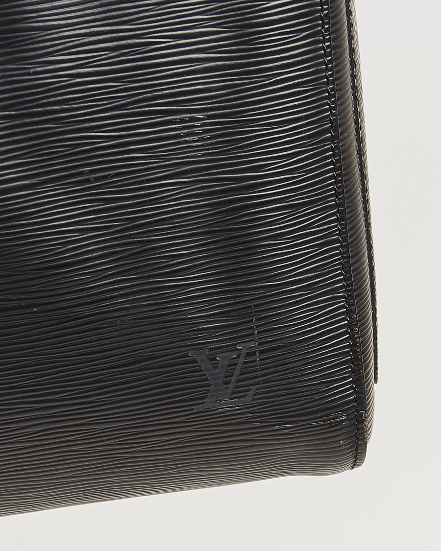 Uomini | Louis Vuitton Pre-Owned Keepall 50 Epi Leather Black | Louis Vuitton Pre-Owned | Keepall 50 Epi Leather Black