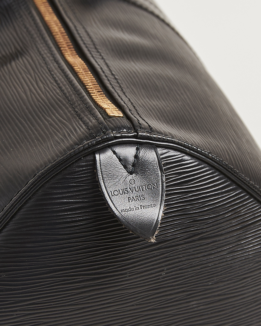 Uomini | Louis Vuitton Pre-Owned Keepall 50 Epi Leather Black | Louis Vuitton Pre-Owned | Keepall 50 Epi Leather Black