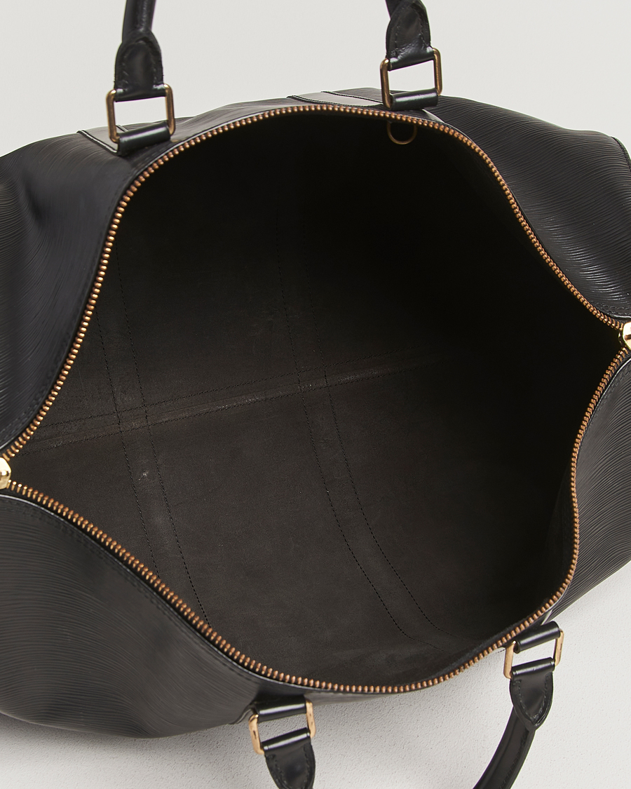 Uomini | Louis Vuitton Pre-Owned Keepall 50 Epi Leather Black | Louis Vuitton Pre-Owned | Keepall 50 Epi Leather Black