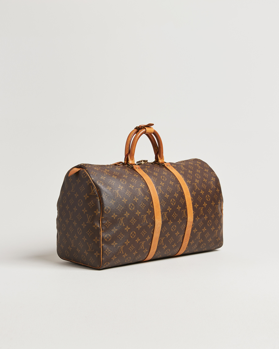 Uomini | Pre-Owned & Vintage Bags | Louis Vuitton Pre-Owned | Keepall 50 Monogram