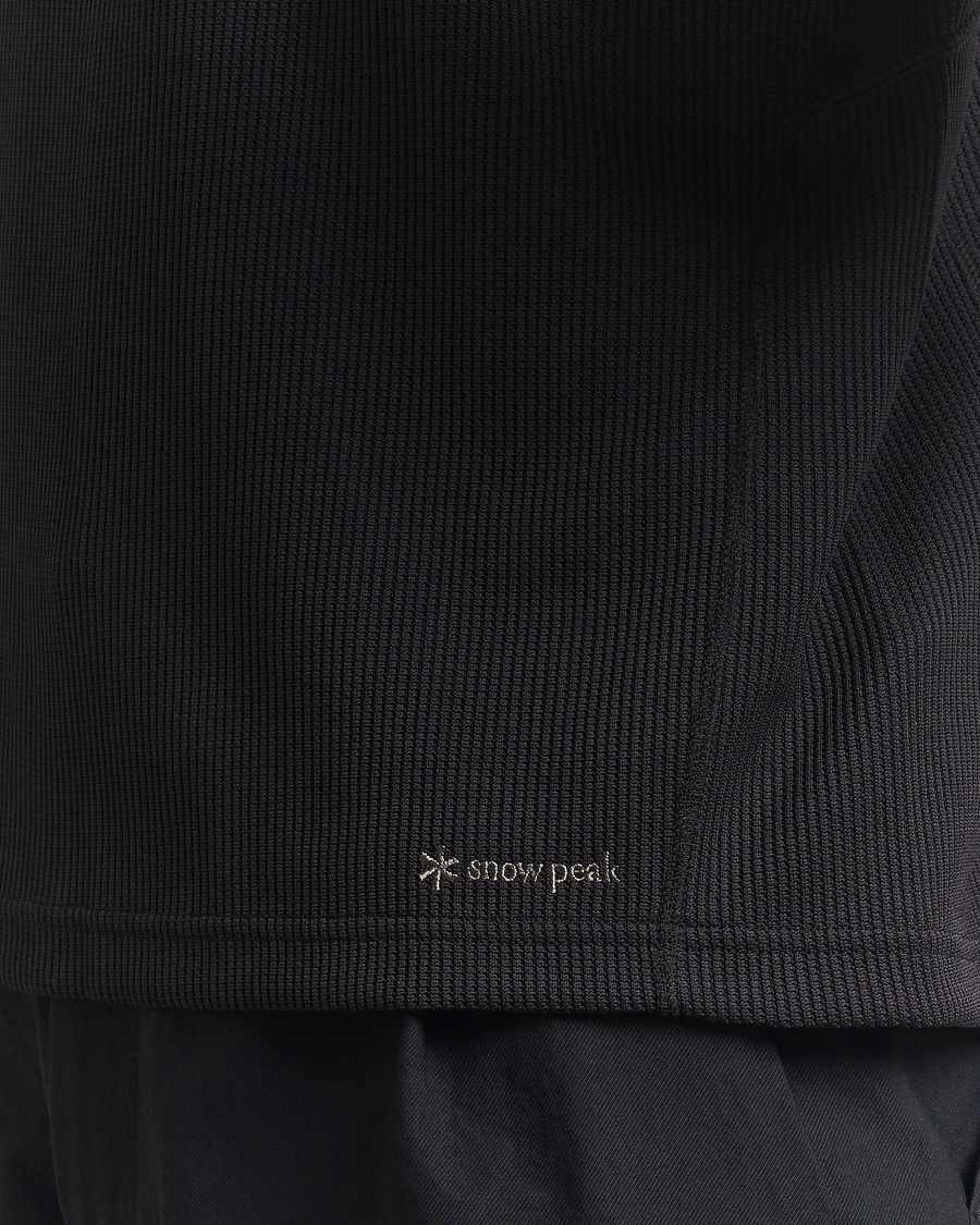 Uomini | T-shirt | Snow Peak | Dry Thermal Long Sleeve T-Shirt Black