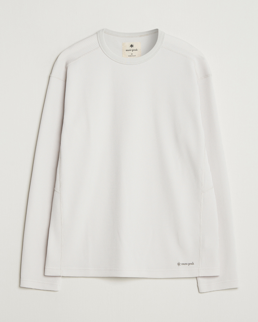 Uomini | T-shirt | Snow Peak | Dry Thermal Long Sleeve T-Shirt Off White