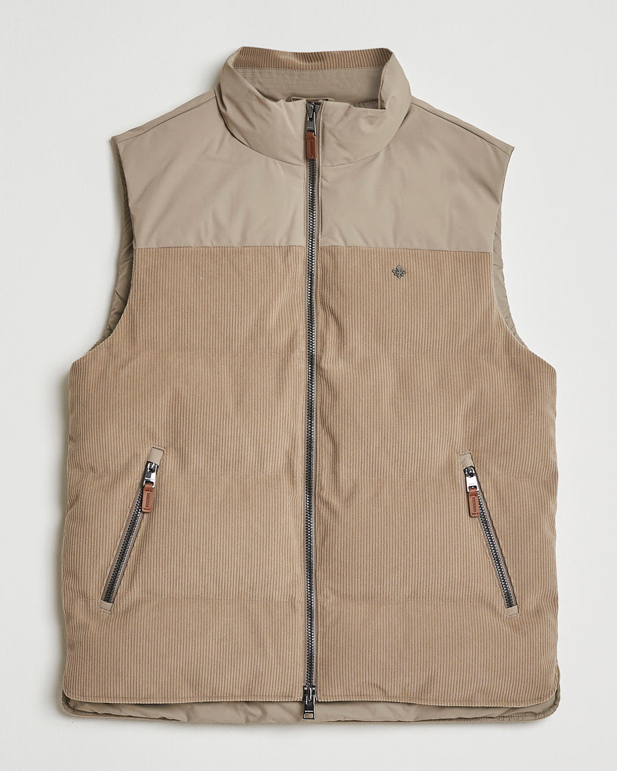Uomini | Giacche | Morris | Catton Puffer Vest Khaki
