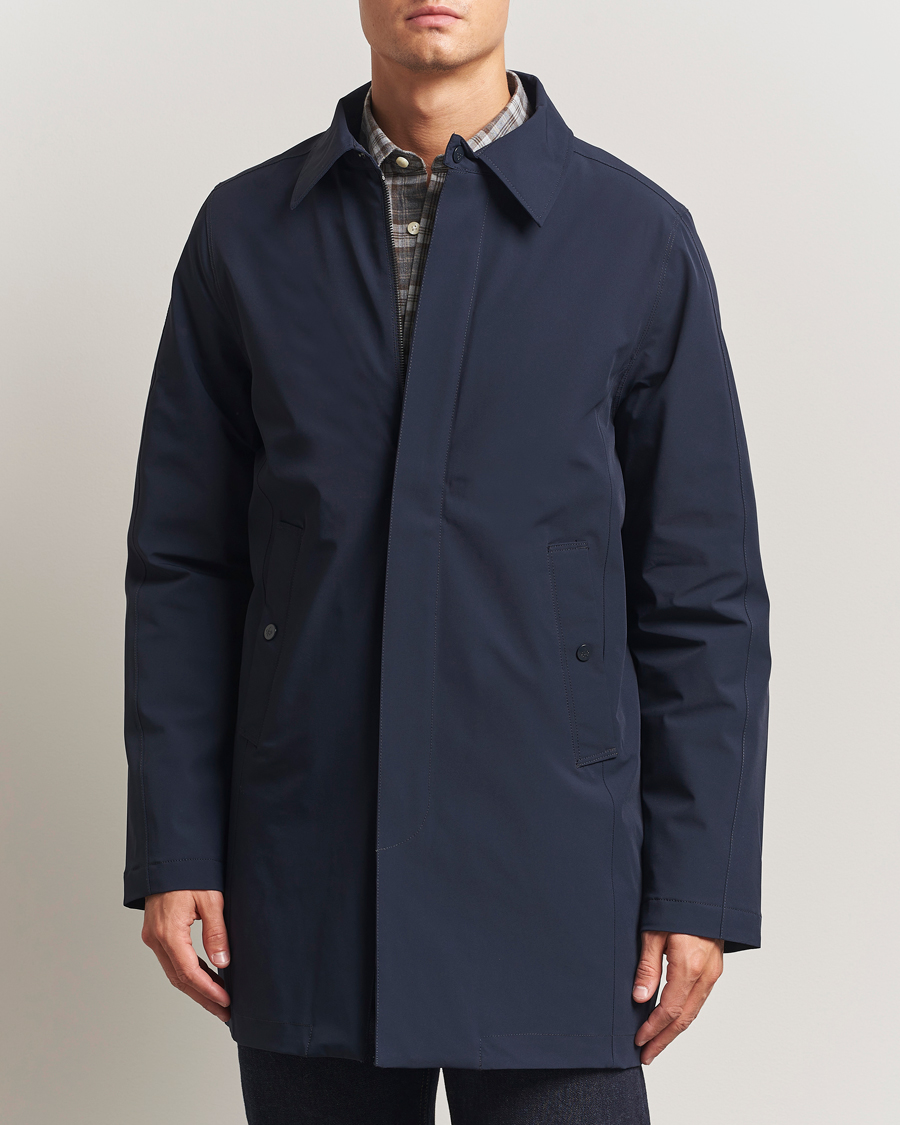Uomini | Giacche | Morris | Grant Car Coat Navy