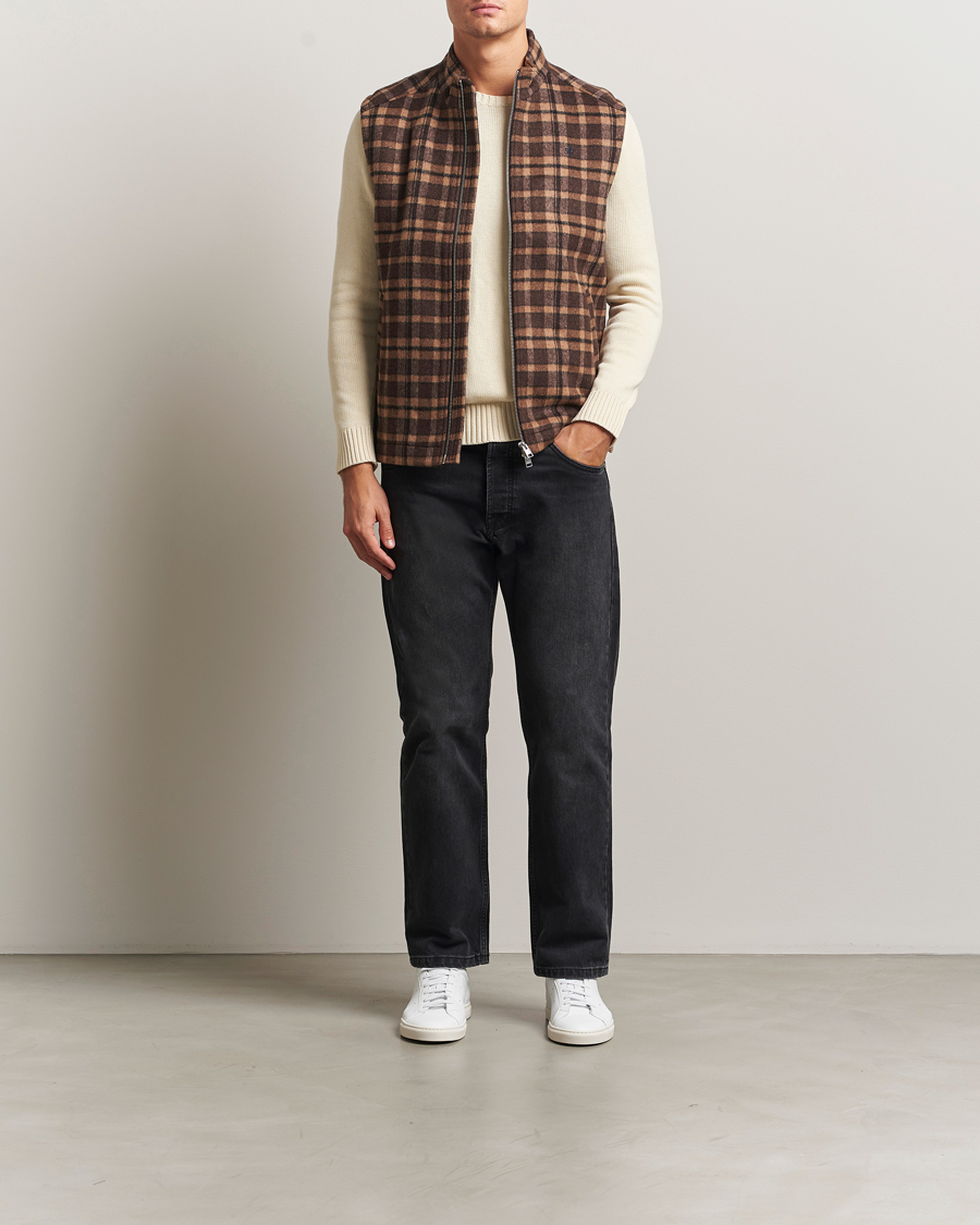 Uomini | Gilet | Morris | Humphrey Vest Brown