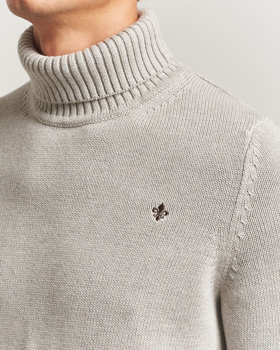 Uomini | Maglieria | Morris | Howard Roller Neck Khaki