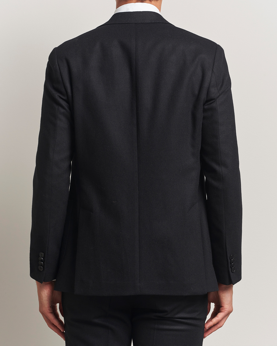 Uomini | Blazers | Morris | Flannel Wool Blazer Black