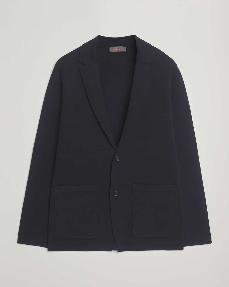 Uomini | Blazers | Morris | Jake Knitted Blazer Old Blue