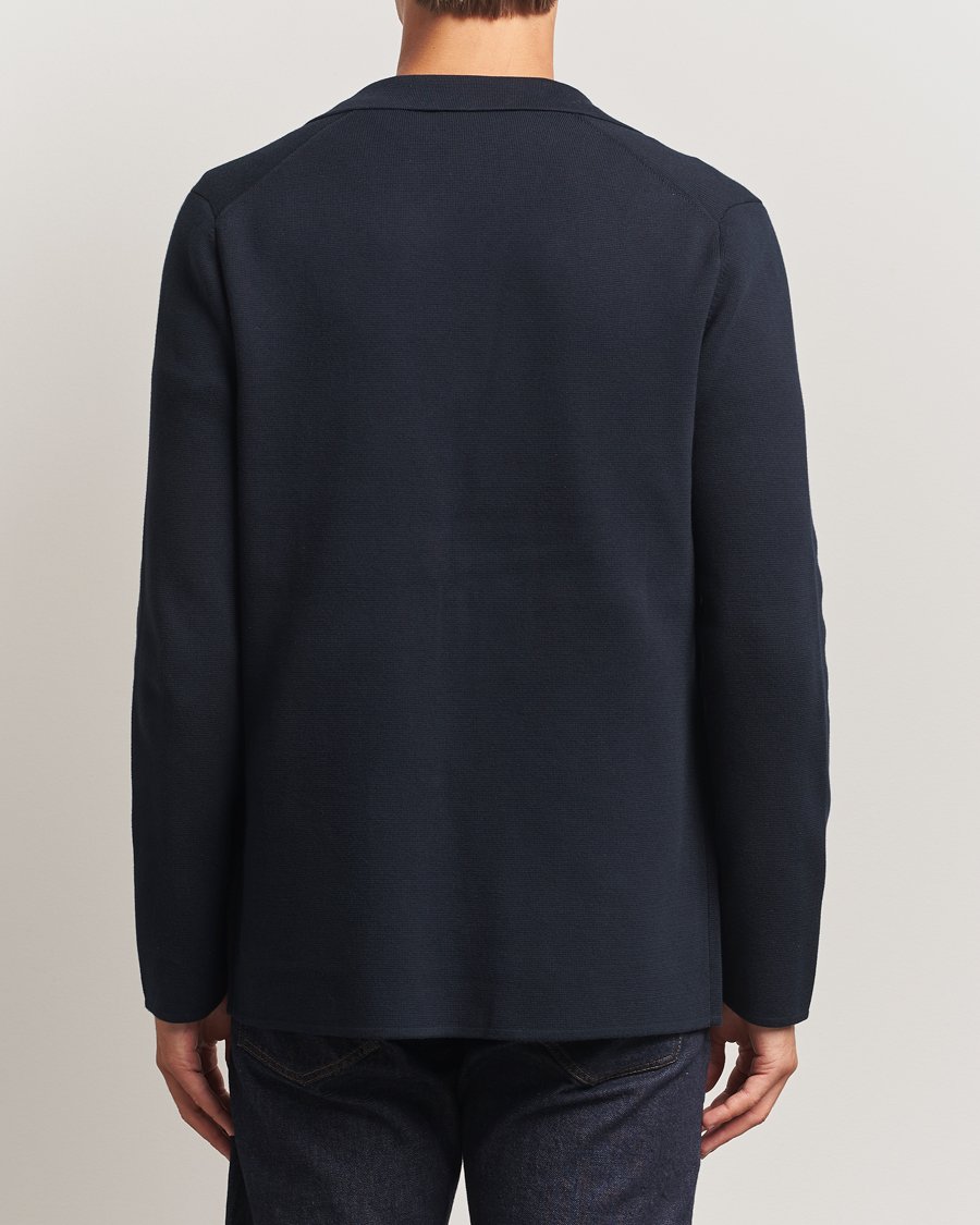 Uomini | Blazers | Morris | Jake Knitted Blazer Old Blue