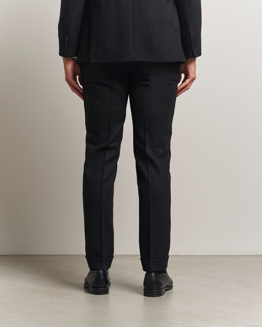 Uomini | Pantaloni | Morris | Jack Flannel Trousers Black