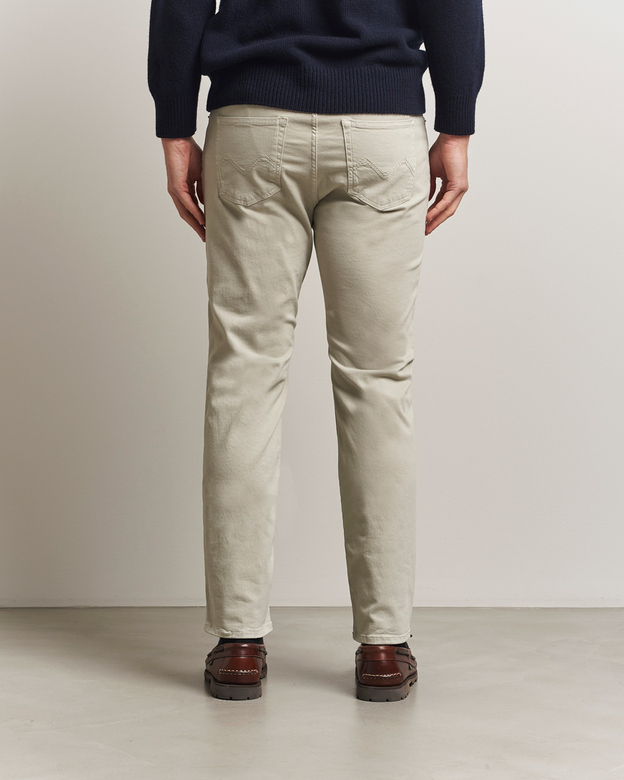 Uomini | Pantaloni | Morris | James Brushed 5-Pocket Pants Khaki