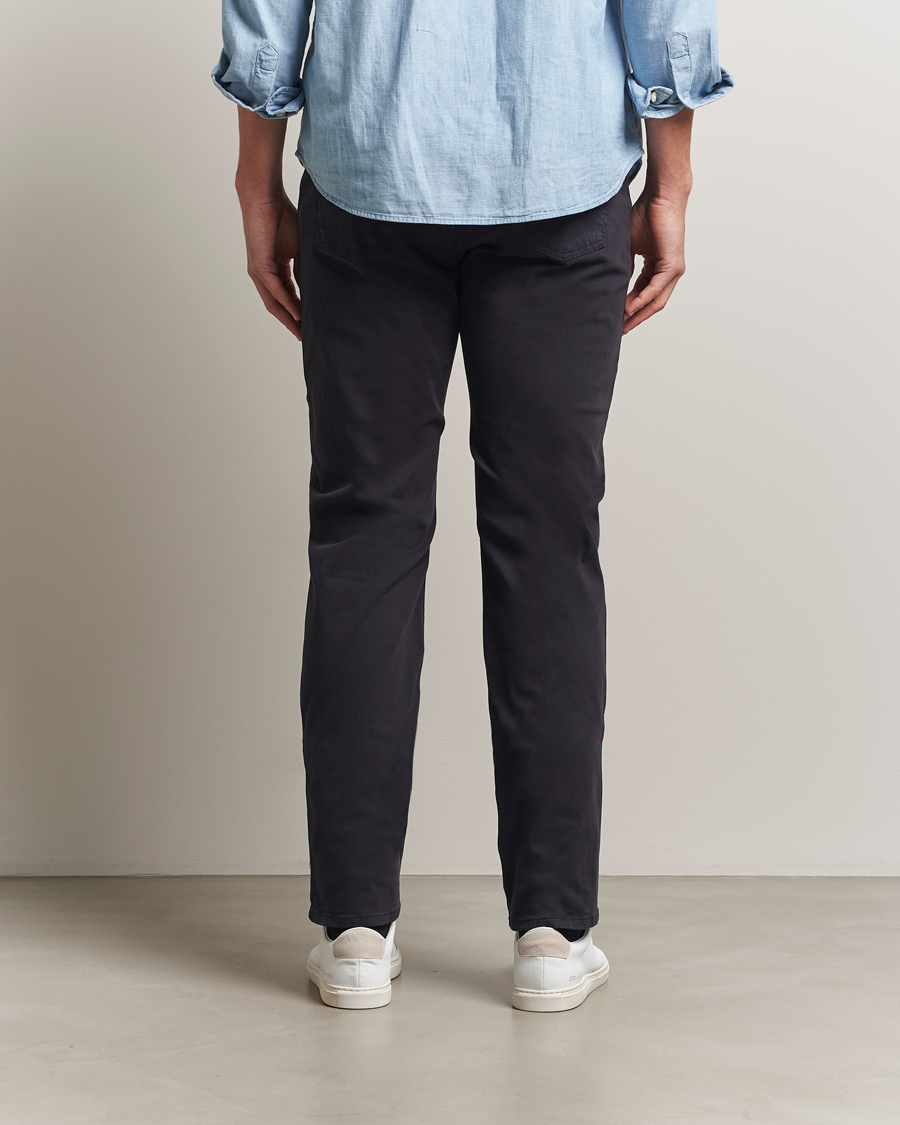Uomini | Pantaloni | Morris | James Brushed 5-Pocket Pants Blue