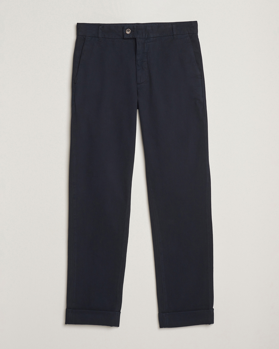 Uomini | Pantaloni | Morris | Jack Soft Twill Trousers Blue