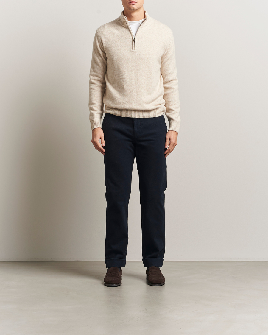 Uomini | Pantaloni | Morris | Jack Soft Twill Trousers Blue