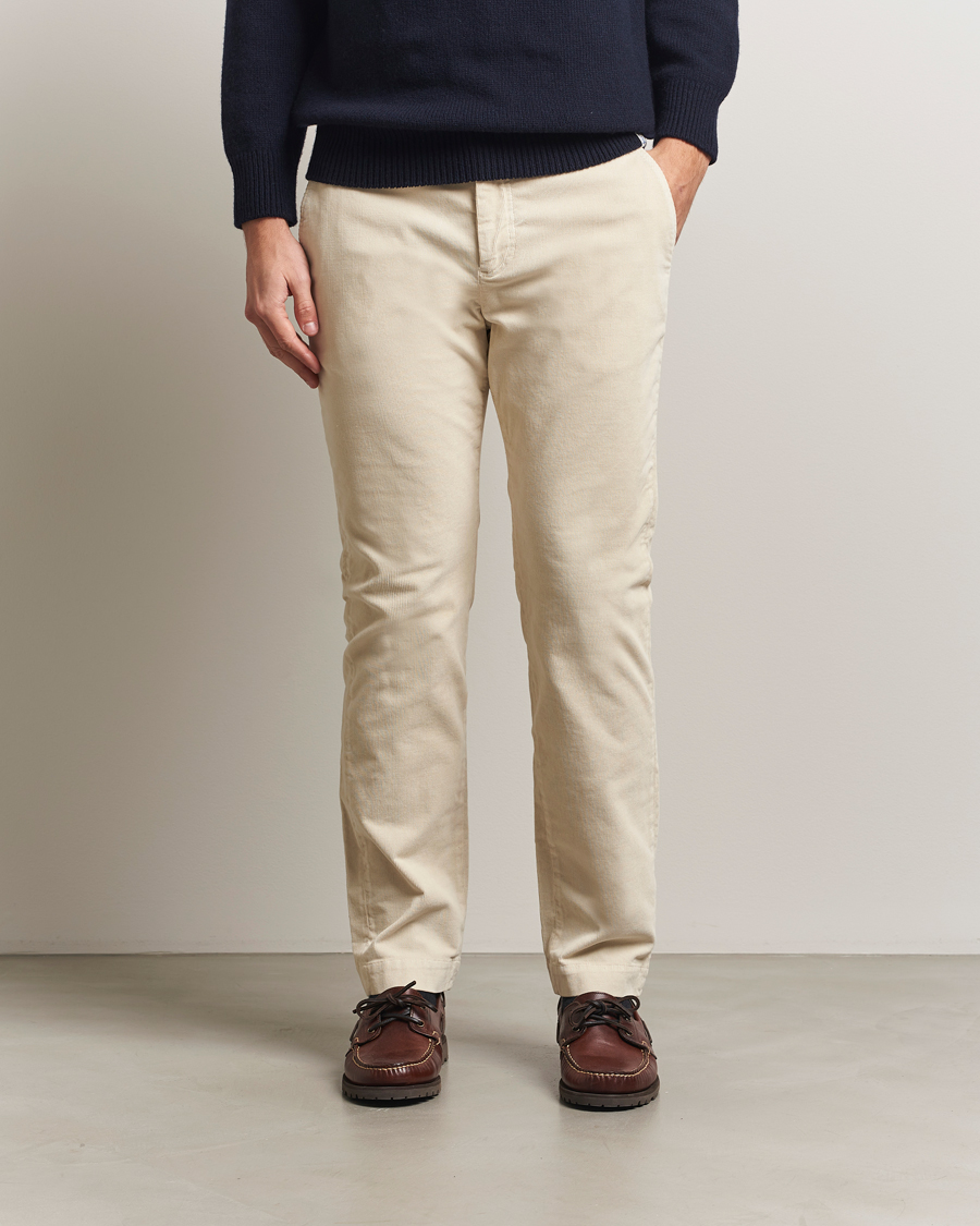 Uomini | Pantaloni | Morris | Jeffrey Cord Chinos Off White