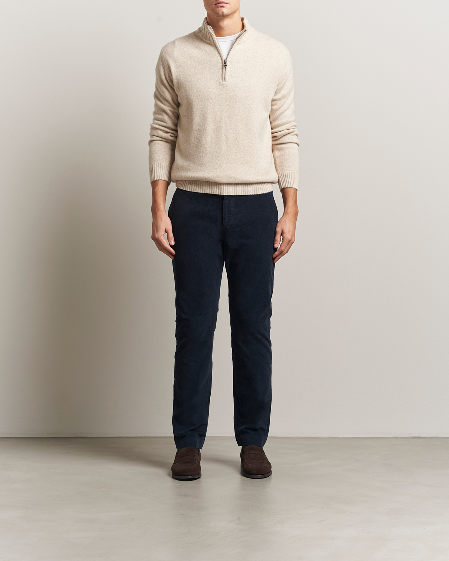Uomini | Pantaloni | Morris | Jeffrey Cord Chinos Navy