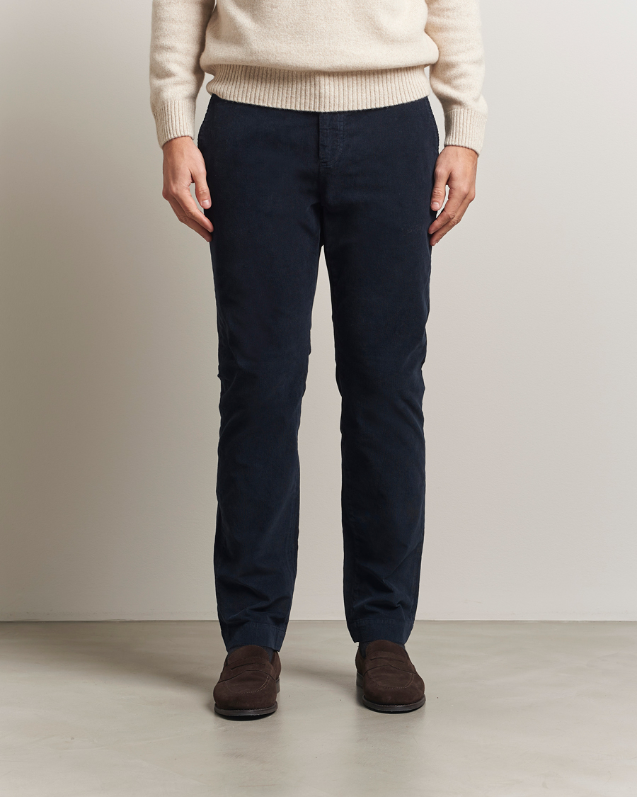 Uomini | Pantaloni | Morris | Jeffrey Cord Chinos Navy