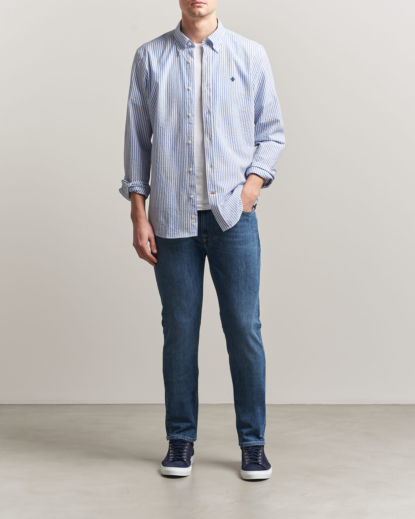 Uomini | Pantaloni | Morris | Steve Stretch Jeans One Year Wash
