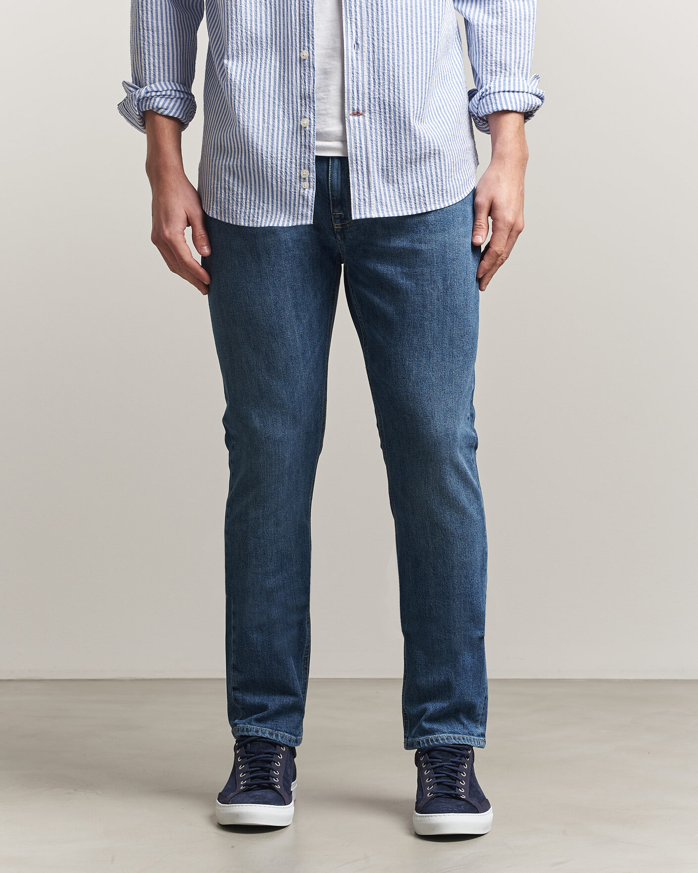 Uomini | Pantaloni | Morris | Steve Stretch Jeans One Year Wash
