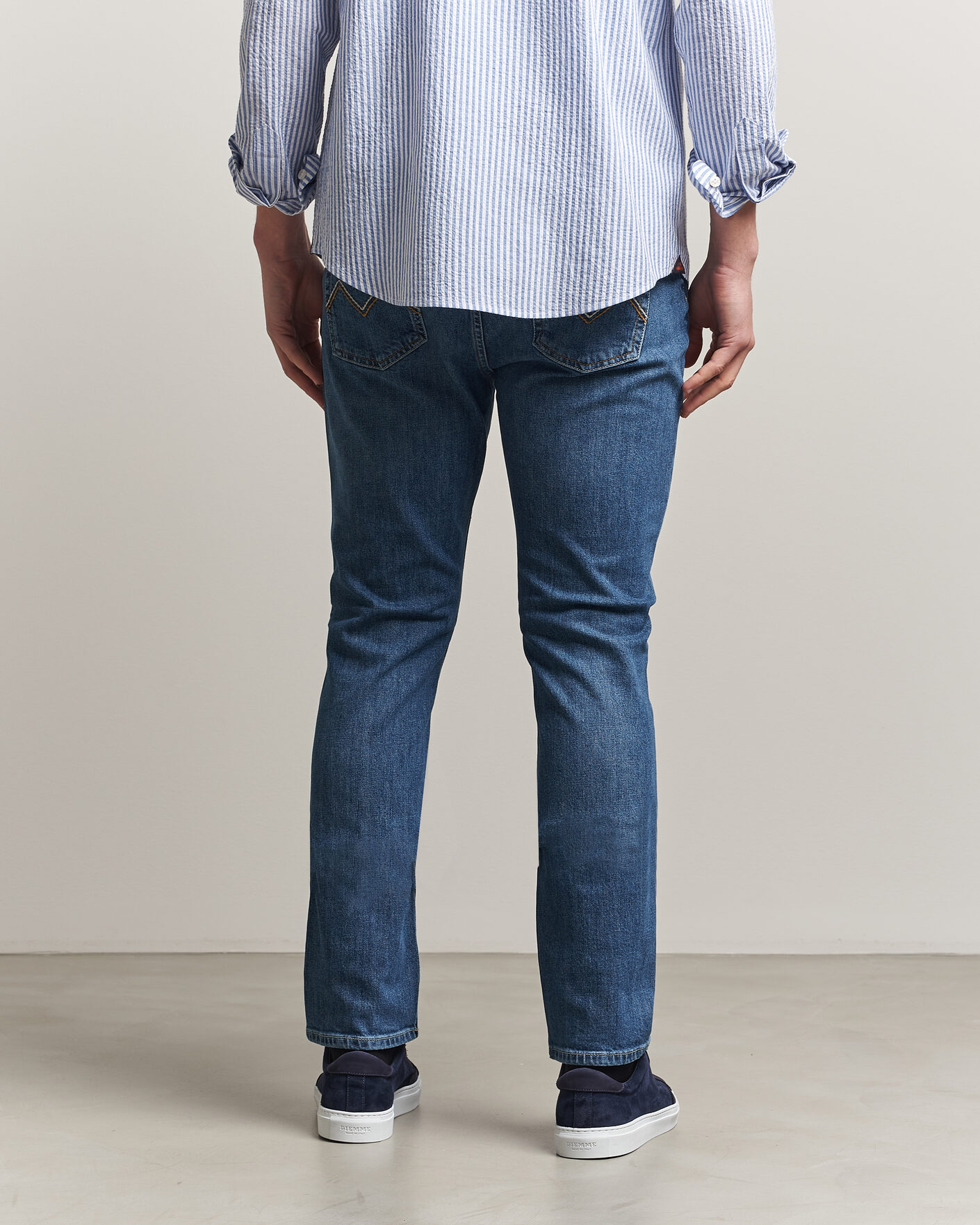 Uomini | Pantaloni | Morris | Steve Stretch Jeans One Year Wash