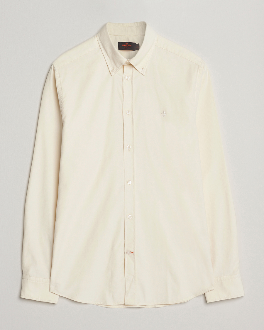 Uomini | Camicie | Morris | Douglas Corduroy Shirt Off White