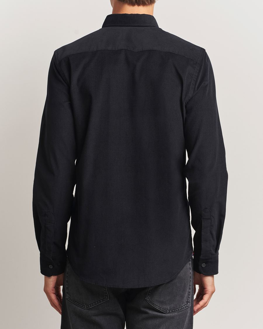 Uomini | Camicie | Morris | Douglas Corduroy Shirt Grey