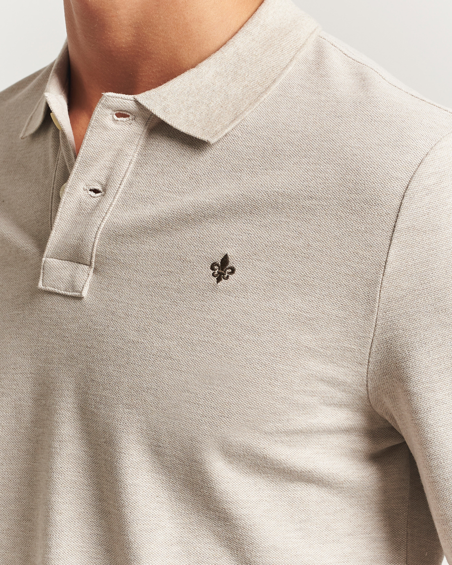 Uomini | Maglieria | Morris | Camden Long Sleeve Polo Shirt Khaki