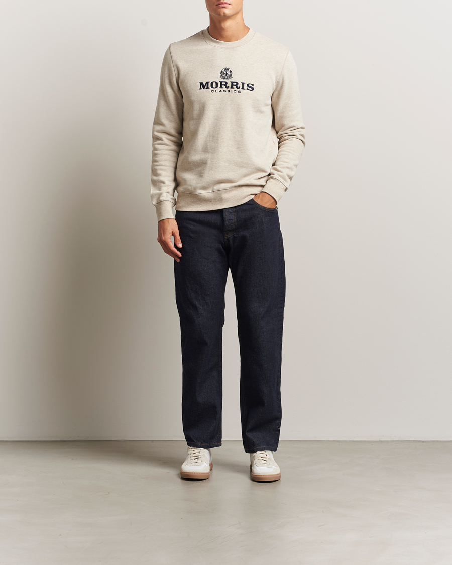 Uomini | Maglieria | Morris | Brian Sweatshirt Khaki