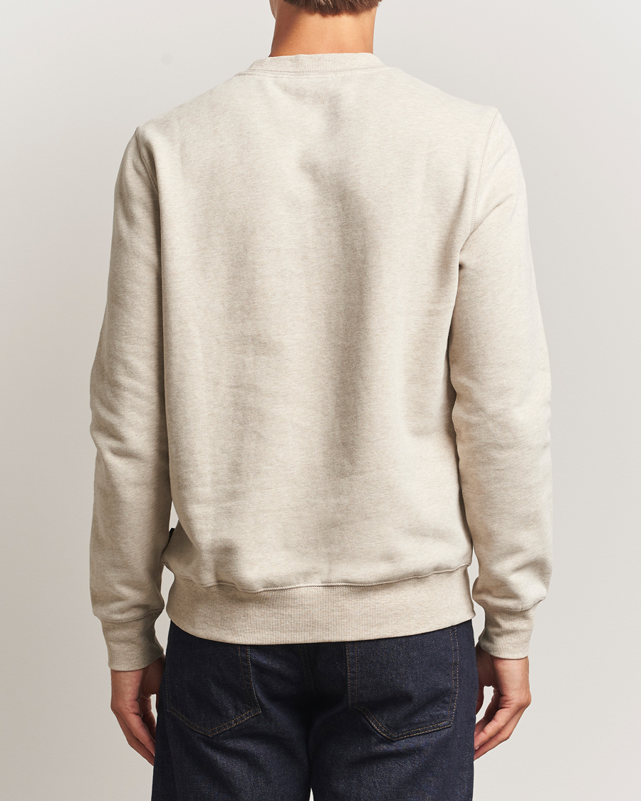 Uomini | Maglieria | Morris | Brian Logo Sweatshirt Khaki