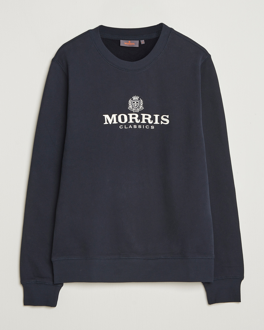 Uomini | Maglieria | Morris | Brian Sweatshirt Old Blue