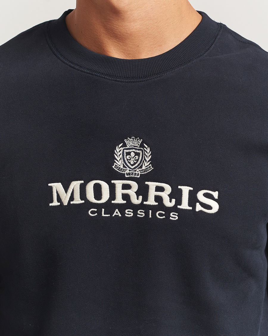 Uomini | Maglieria | Morris | Brian Sweatshirt Old Blue