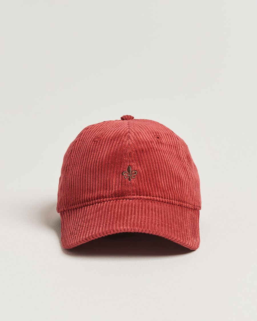 Uomini | Morris Lily Corduroy Cap Red | Morris | Lily Corduroy Cap Red