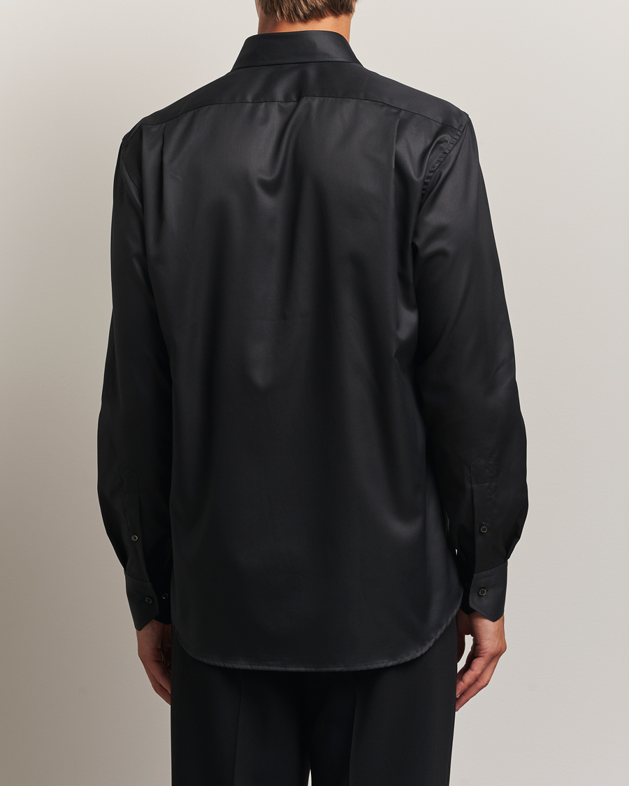 Uomini | Camicie | Stenströms | Regular Fit Shirt Black
