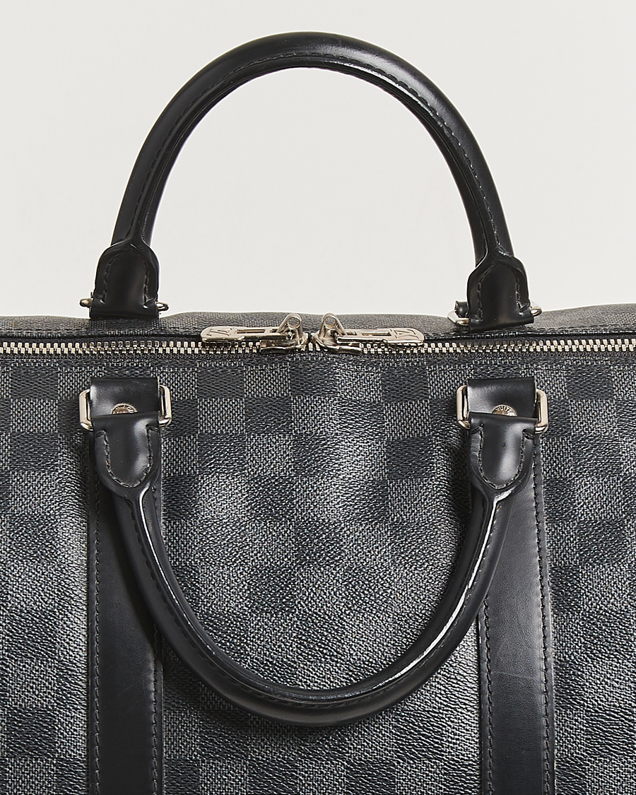 Uomini | Louis Vuitton Pre-Owned Keepall Bandoulière 55 Damier Graphite | Louis Vuitton Pre-Owned | Keepall Bandoulière 55 Damier Graphite