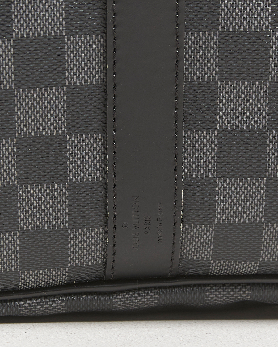 Uomini | Louis Vuitton Pre-Owned Keepall Bandoulière 55 Damier Graphite | Louis Vuitton Pre-Owned | Keepall Bandoulière 55 Damier Graphite