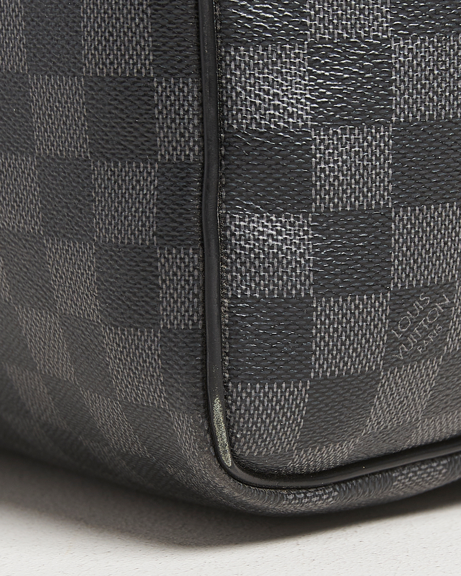 Uomini | Louis Vuitton Pre-Owned Keepall Bandoulière 55 Damier Graphite | Louis Vuitton Pre-Owned | Keepall Bandoulière 55 Damier Graphite