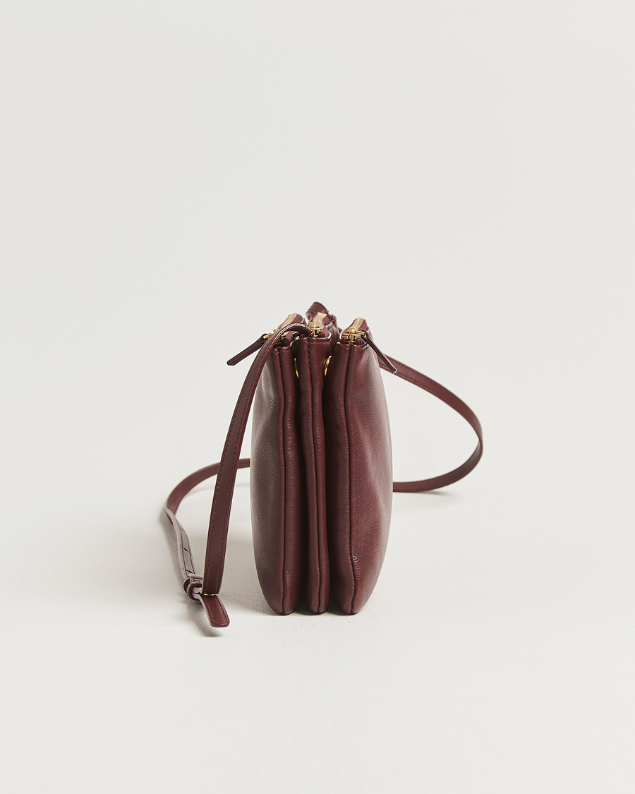Uomini | Celine Pre-Owned Trio Bag Medium Bordeaux | Celine Pre-Owned | Trio Bag Medium Bordeaux