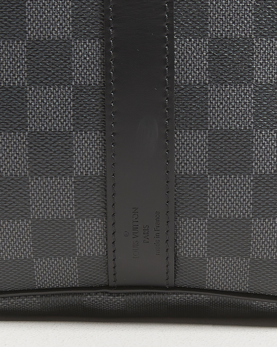 Uomini | Louis Vuitton Pre-Owned Keepall Bandoulière 45 Damier Graphite | Louis Vuitton Pre-Owned | Keepall Bandoulière 45 Damier Graphite