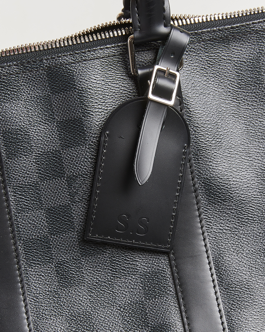 Uomini | Louis Vuitton Pre-Owned Keepall Bandoulière 45 Damier Graphite | Louis Vuitton Pre-Owned | Keepall Bandoulière 45 Damier Graphite